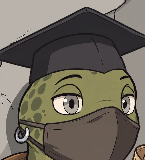 Detail of a scholar cap